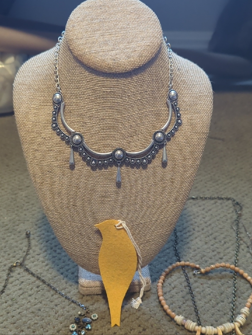 Chloe + Isabel Statement Silver-Tone Fringe Necklace - Silver